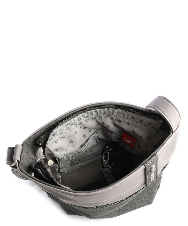 Zwei Jana J10 Bolso de hombro nubuk stone