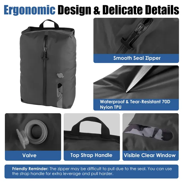 Bolsas de empaque al vacio para equipaje