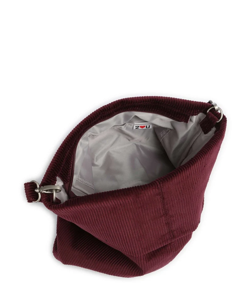 Zwei Mademoiselle.M M12 Bolso de hobo cord/bordeaux
