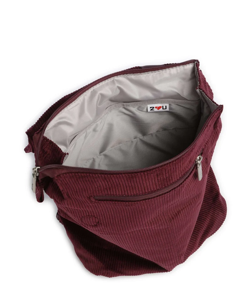 Zwei Mademoiselle.M MR13 Mochila cord/bordeaux