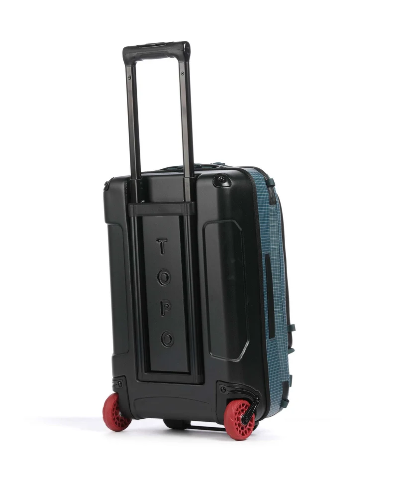 Topo Designs Apex Bolso de viaje con ruedas pond blue