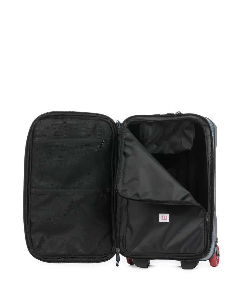 Topo Designs Apex Bolso de viaje con ruedas pond blue