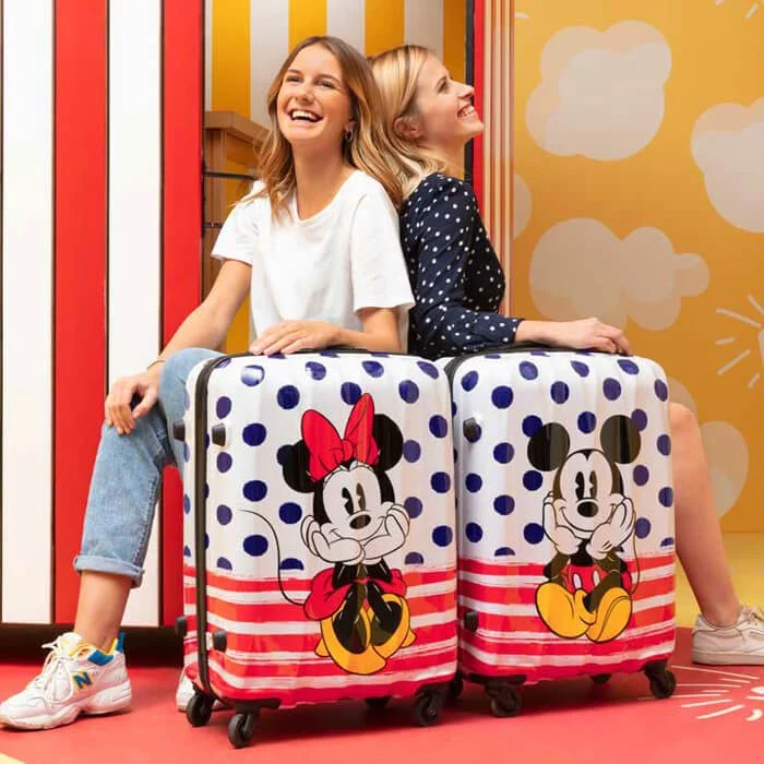 MALETA CABINA 55CM MICKEY BLUE DOTS DISNEY LEGENDS DE AMERICAN TOURISTER