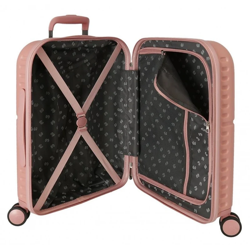 Juego de maletas Pepe Jeans Carina rosa claro rígidas 55-70cm