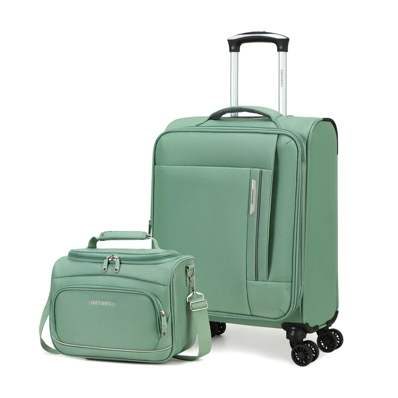 GREENWICH SET DE MALETA DE CABINA ECO-RECYCLED TUNEZ Y NECESER