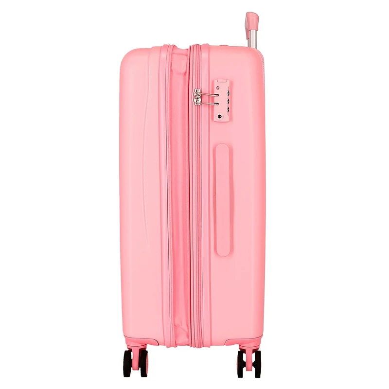 TROLLEY ABS 65CM.4R. MINNIE HAPPY TO BE ME ROSA C.101