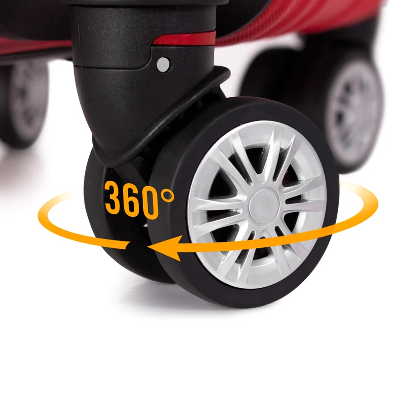 Roues de Rechange (4 Pièces), uniquement pour Todeco Valise