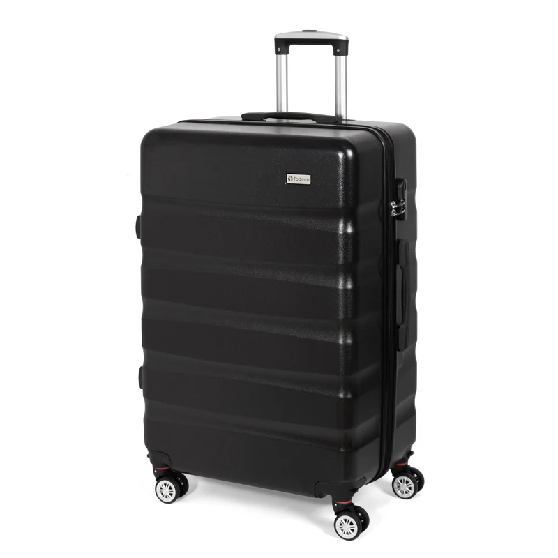 Valise Lignes Horizontales 78cm (Noir)