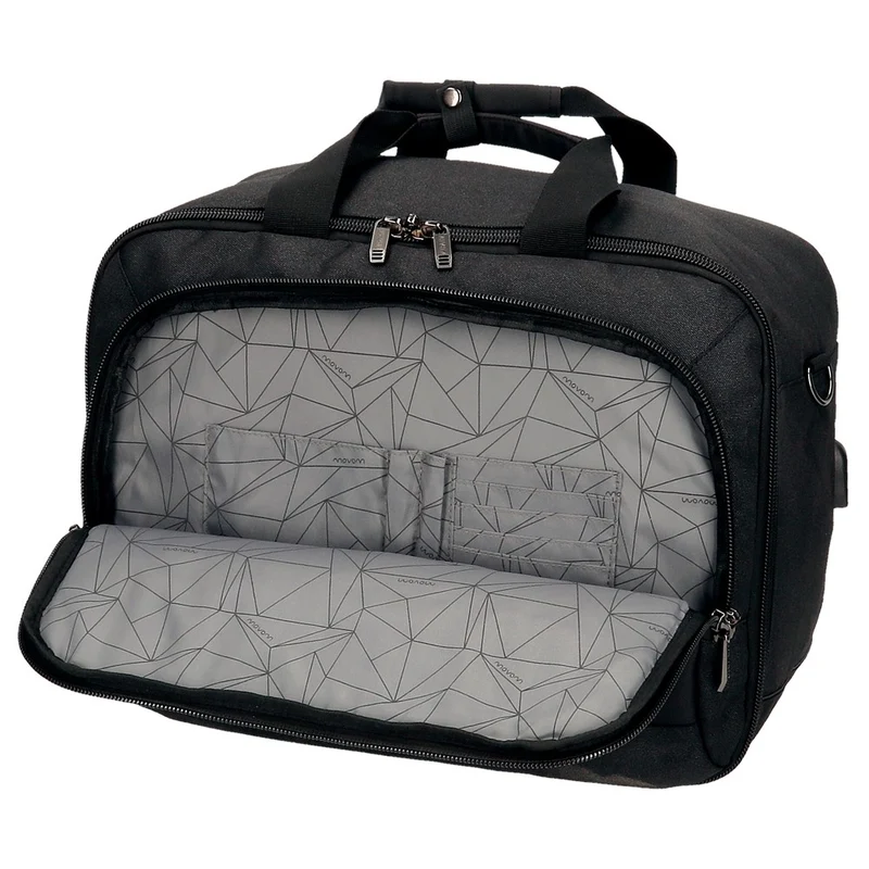 5176822 BOLSA DE VIAJE 40CM. MOVOM TRIMMED NEGRO
