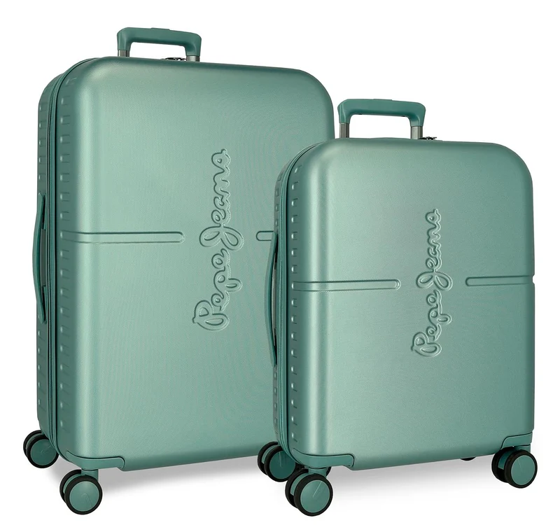 768952B SET/2 TROLLEY ABS 55-70CM. 4R. PJL HIGHLIGHT TURQUES