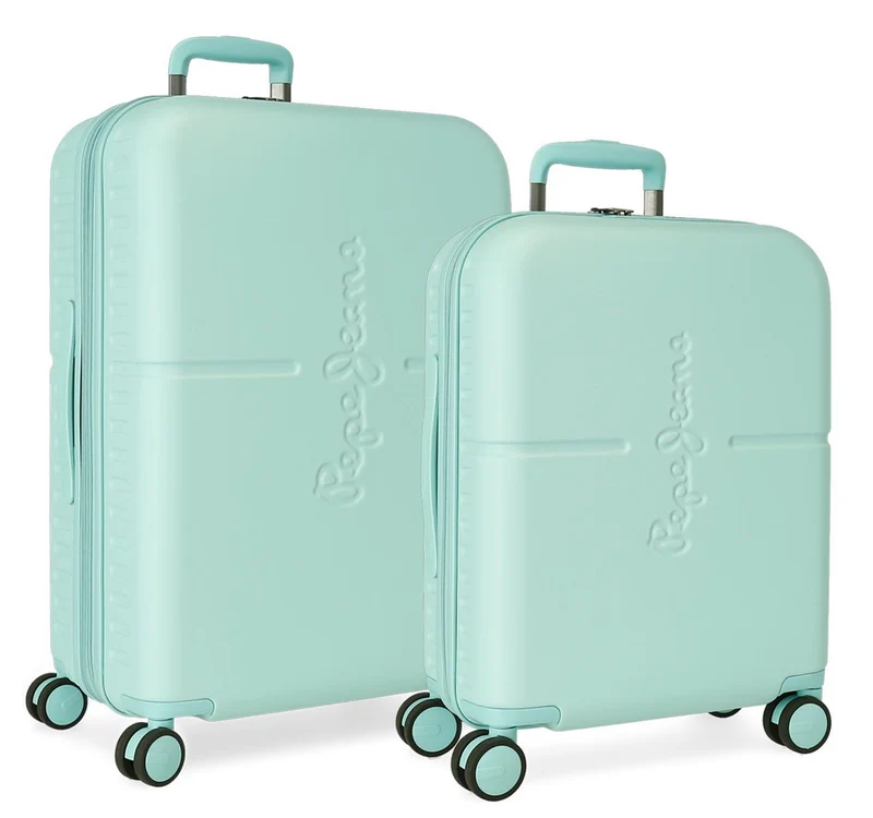 7689525 SET/2 TROLLEY ABS 55-70CM. 4R. PJL HIGHLIGHT TURQUES