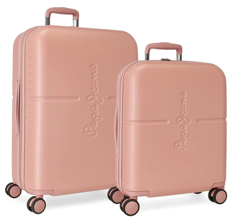7689524 SET/2 TROLLEY ABS 55-70CM. 4R. PJL HIGHLIGHT ROSA CL