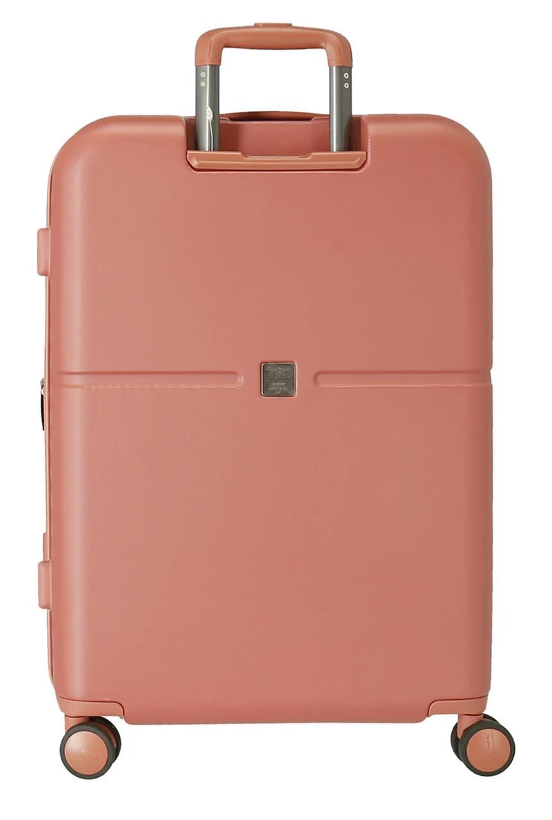 7689226 TROLLEY ABS 70CM. C/EXP. 4R. PJL HIGHLIGHT TERRACOTA