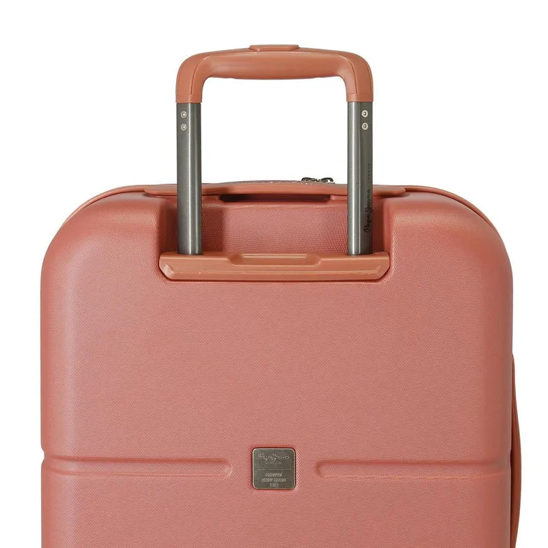 7689226 TROLLEY ABS 70CM. C/EXP. 4R. PJL HIGHLIGHT TERRACOTA