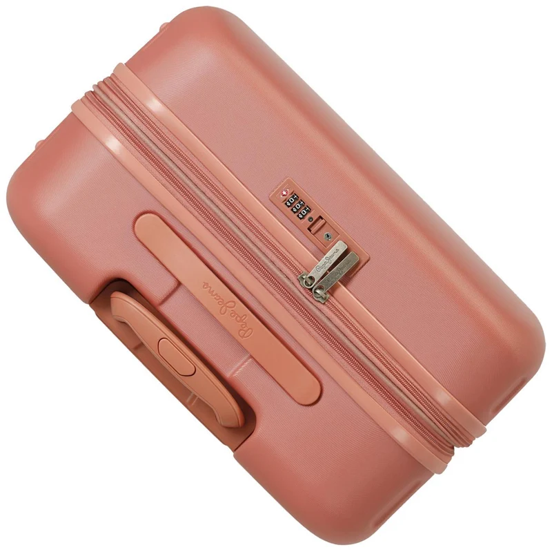 7689226 TROLLEY ABS 70CM. C/EXP. 4R. PJL HIGHLIGHT TERRACOTA