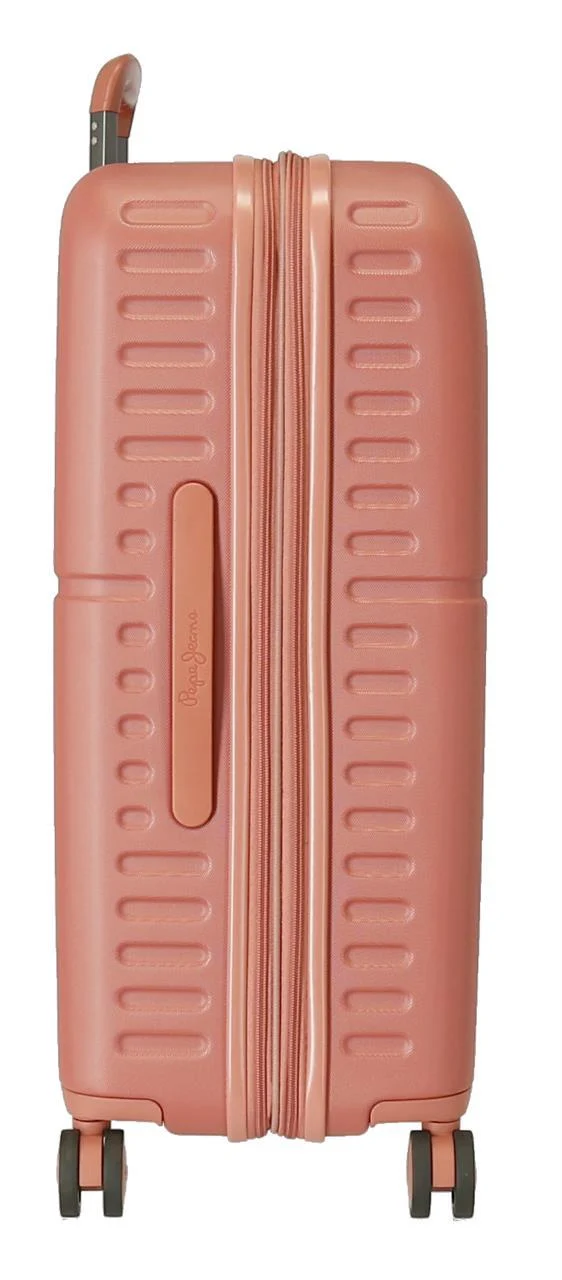 7689226 TROLLEY ABS 70CM. C/EXP. 4R. PJL HIGHLIGHT TERRACOTA