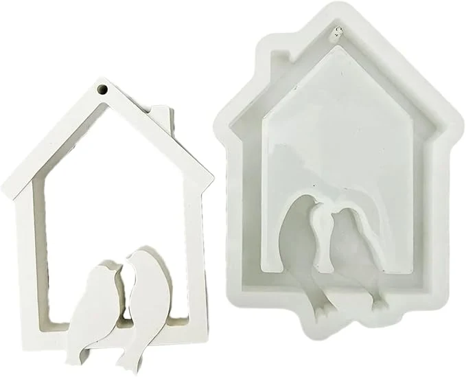 Casita nido de pájaros horneros (Molde de silicona)