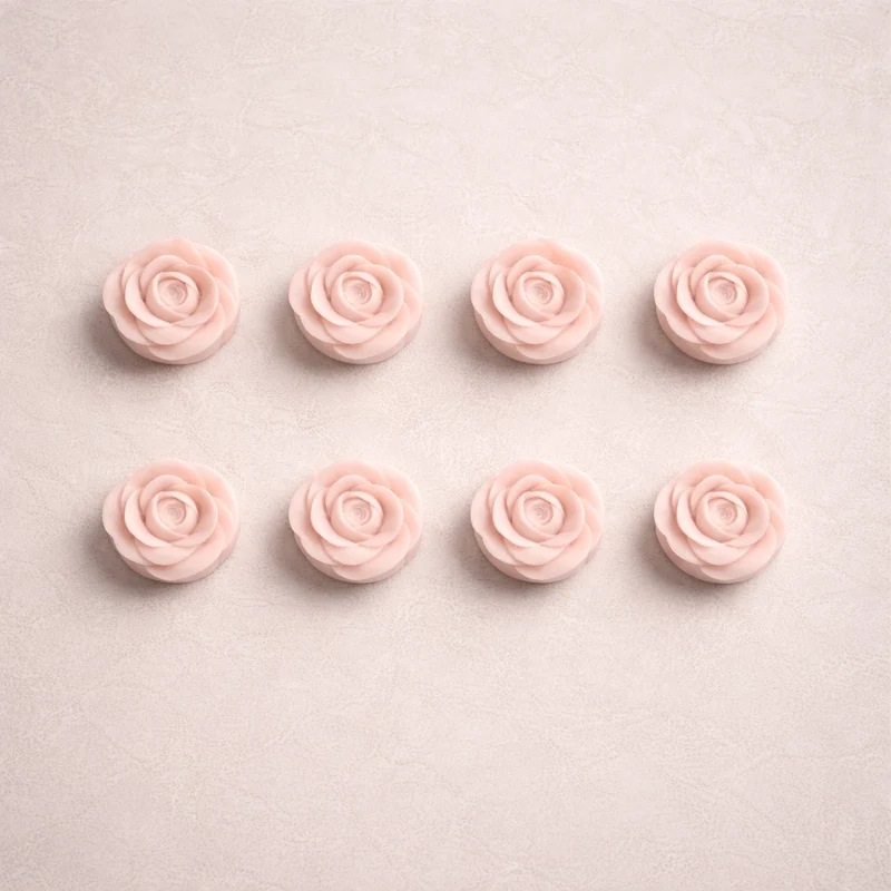 Rositas x8 (molde de silicona)