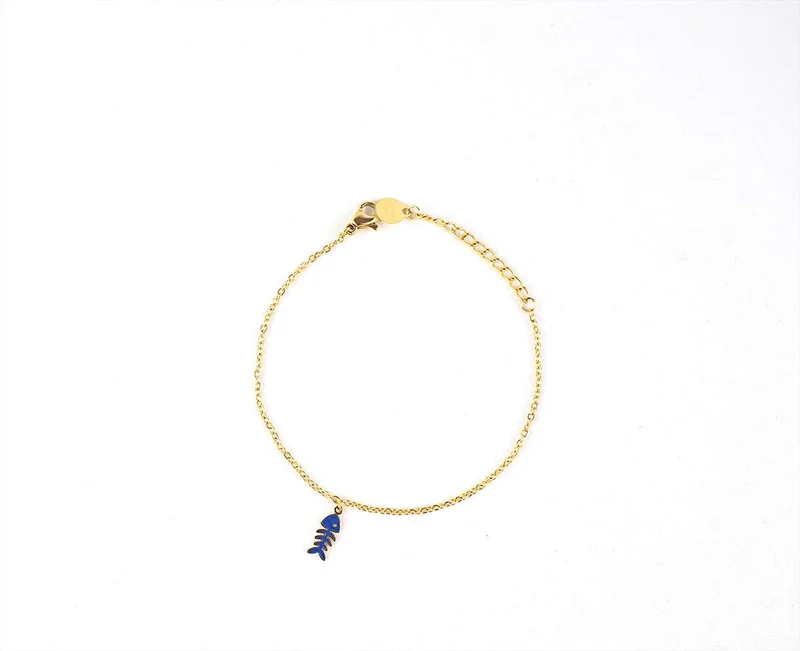 Pack de Dos Pulseras de acero doradas con adorno de KEMO