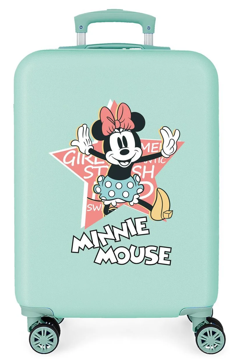2341725 TROLLEY ABS 55CM. 4R. THATS EASY MINNIE MOUSE TURQUE