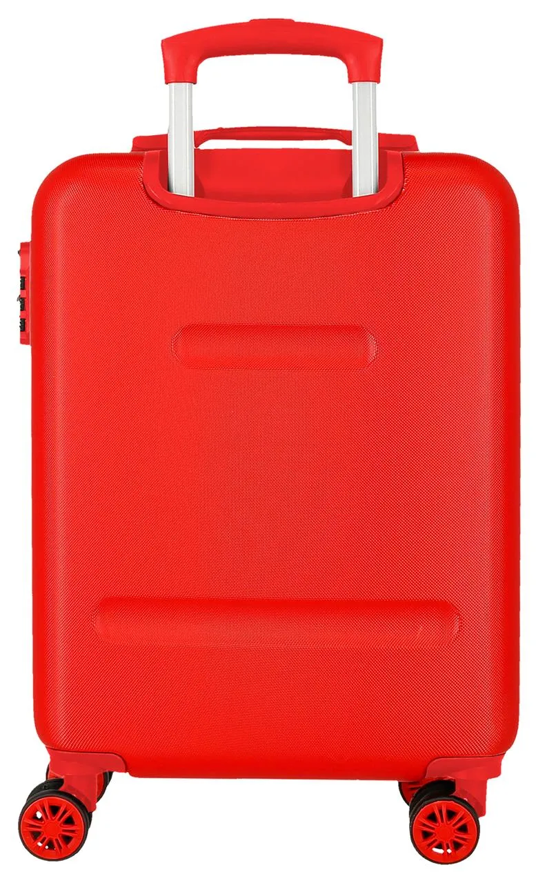 4211111 TROLLEY ABS 55CM. 4R. CARS MC QUEEN RED