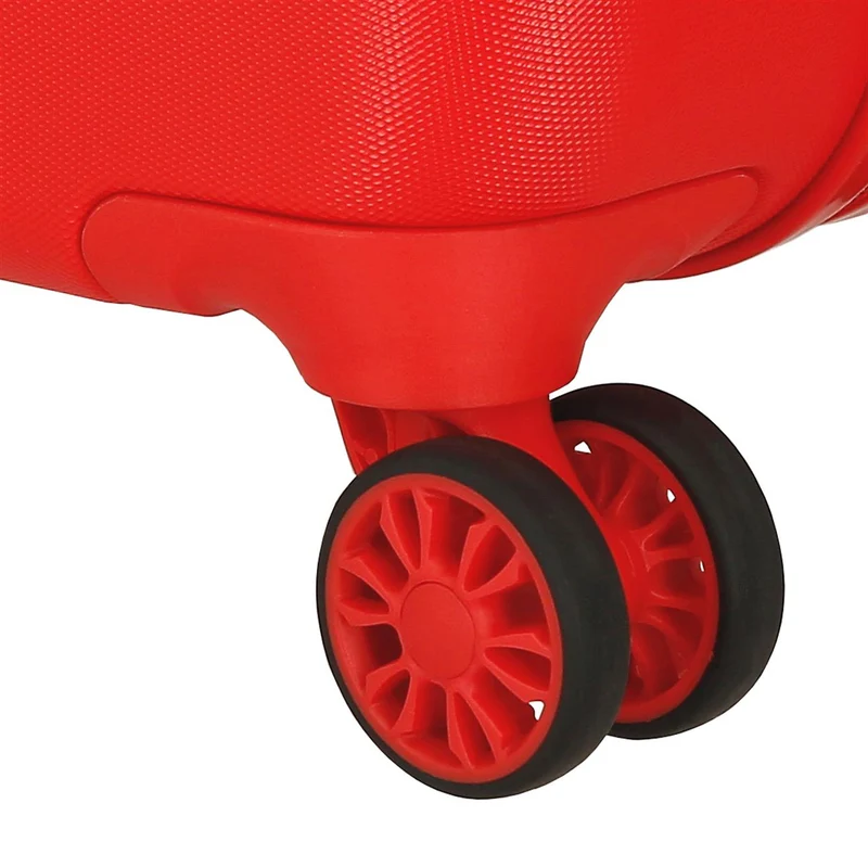 4211111 TROLLEY ABS 55CM. 4R. CARS MC QUEEN RED