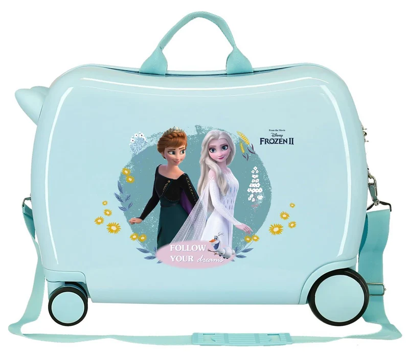 4449821 MALETA INF.ABS 4R.(2 MULTI.) 50CM. FROZEN FOLLOW YOU