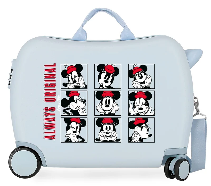 3399823 MALETA INF.ABS 4R.(2 MULTI.) 50CM. MINNIE ALWAYS ORI