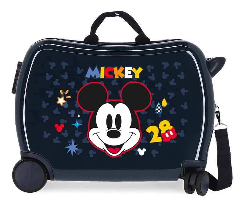 2629822 MALETA INF.ABS 4R.(2 MULTI.) 50CM. MICKEY GET MOVING