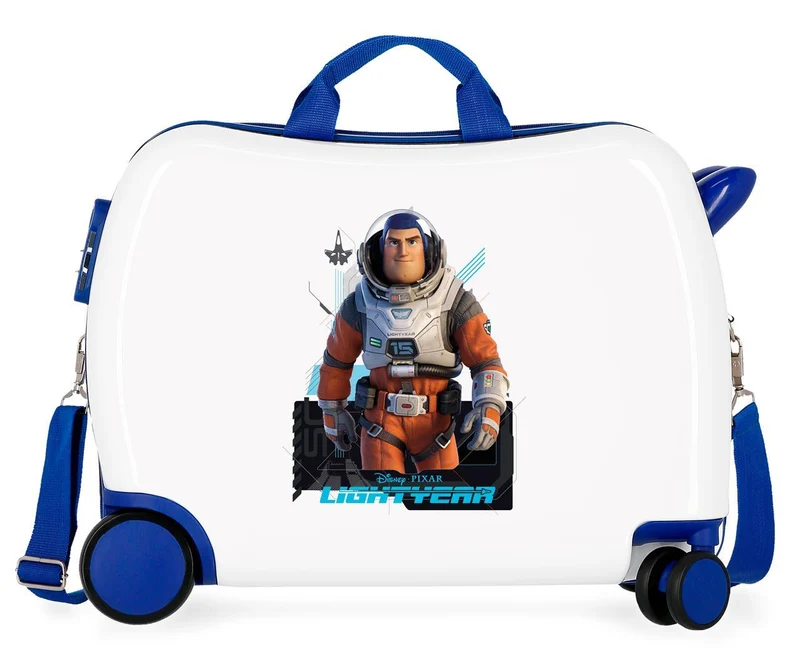 2699822 MALETA INF.ABS 4R.(2 MULTI.) 50CM. LIGHTYEAR BLANCO
