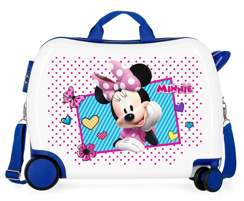 2399864 MALETA INF.ABS 4R.(2 MULTI.) 50CM. JOY MINNIE