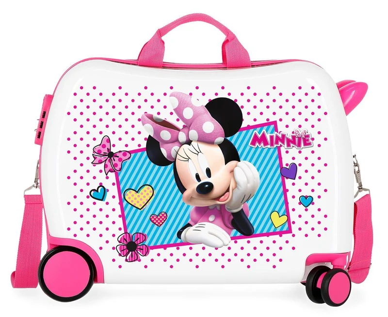 2399862 MALETA INF.ABS 4R.(2 MULTI.) 50CM. JOY MINNIE