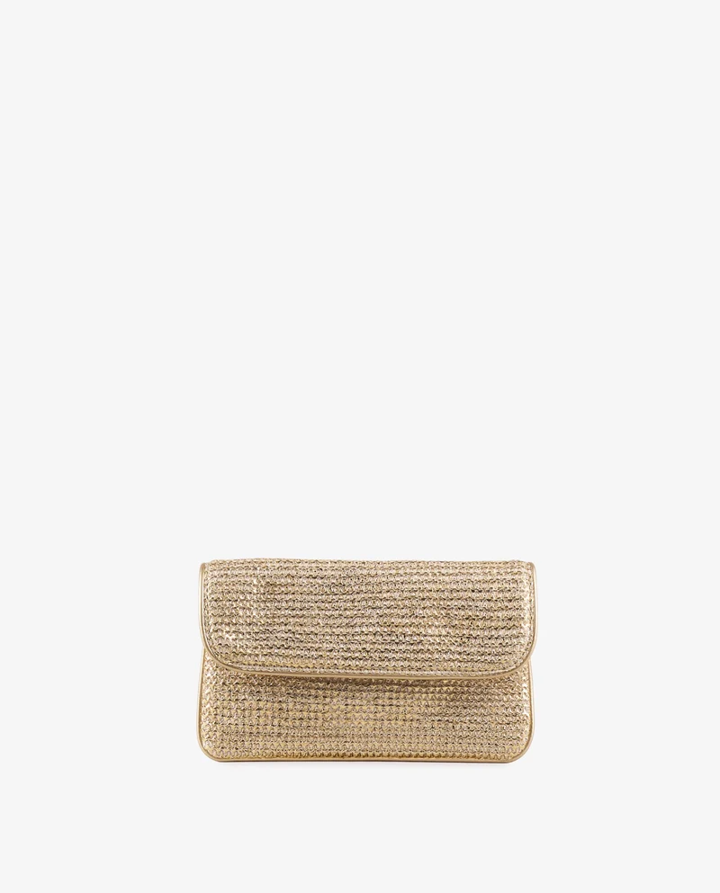 BOLSO RAFIA ORO