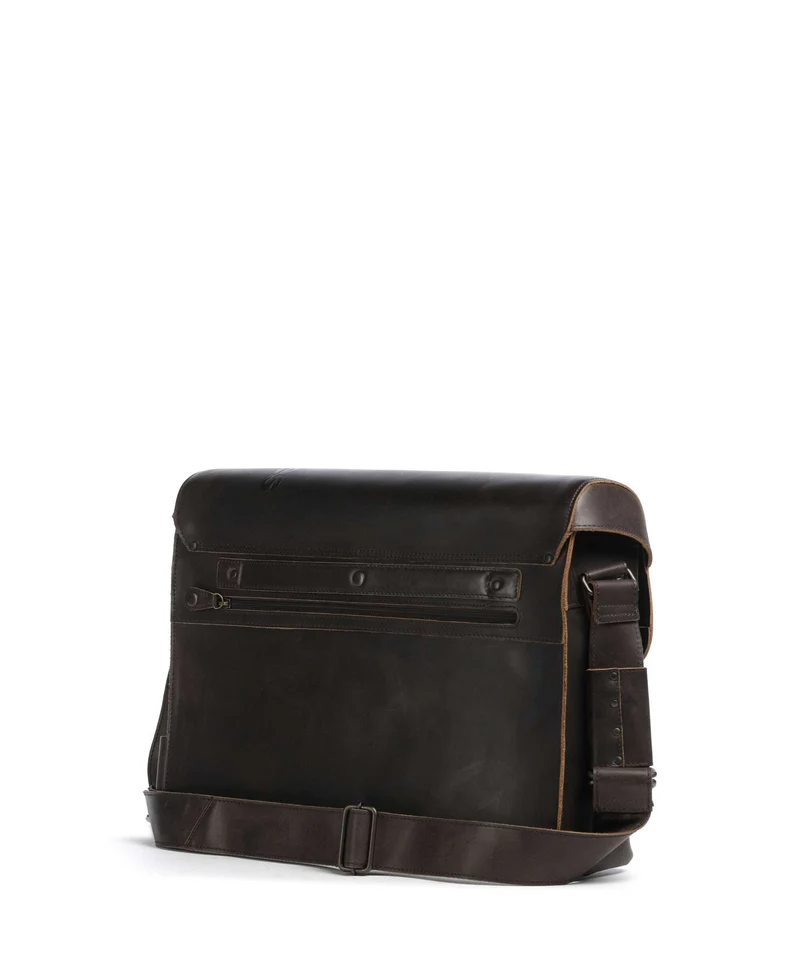 Aunts & Uncles Heritage Big Judd Bolso de mensajero dark brown