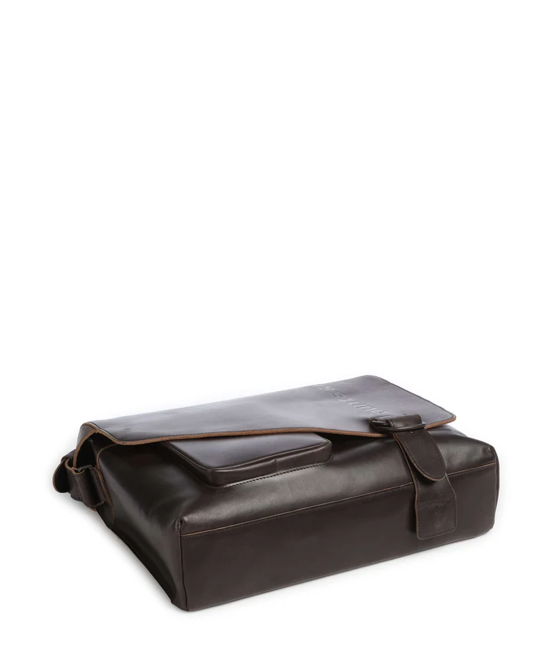 Aunts & Uncles Heritage Big Judd Bolso de mensajero dark brown