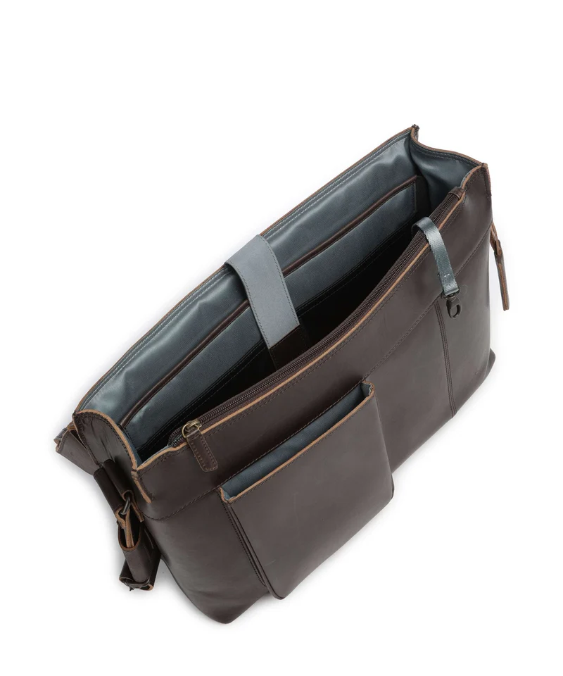 Aunts & Uncles Heritage Big Judd Bolso de mensajero dark brown