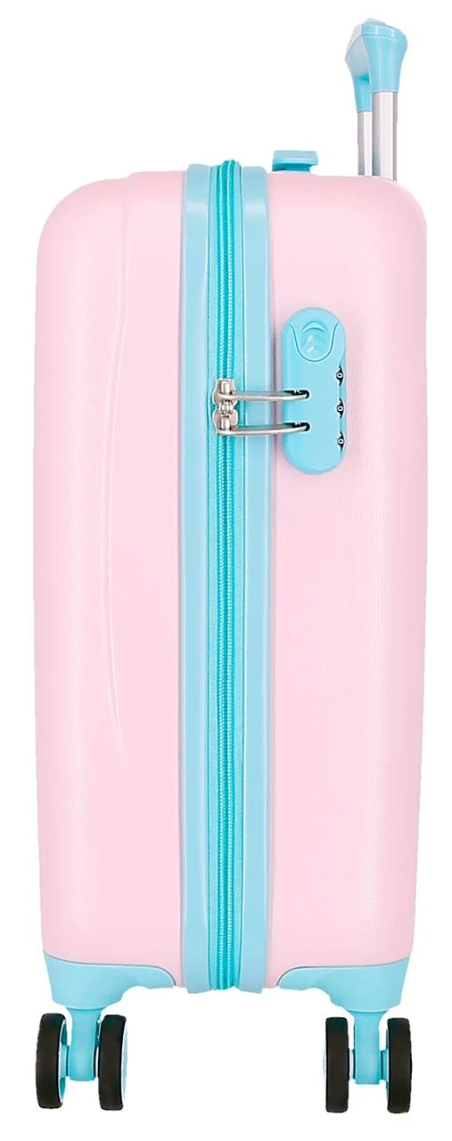 4991346 TROLLEY ABS 50 CM.4R RR HAPPY PETS OWL ROSA-TRUQUESA