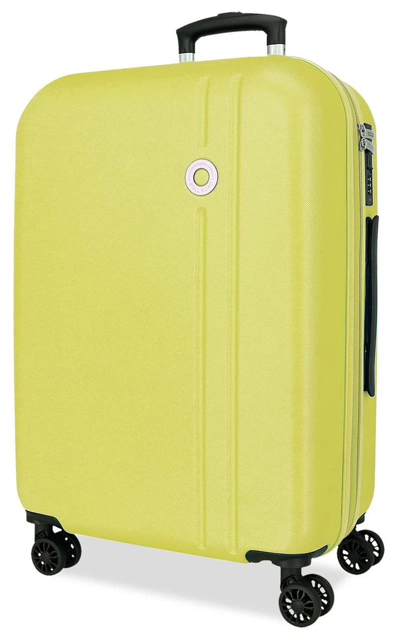 5429326 TROLLEY ABS 75CM. C/EXP. 4R. RR MENORCA AMARILLO