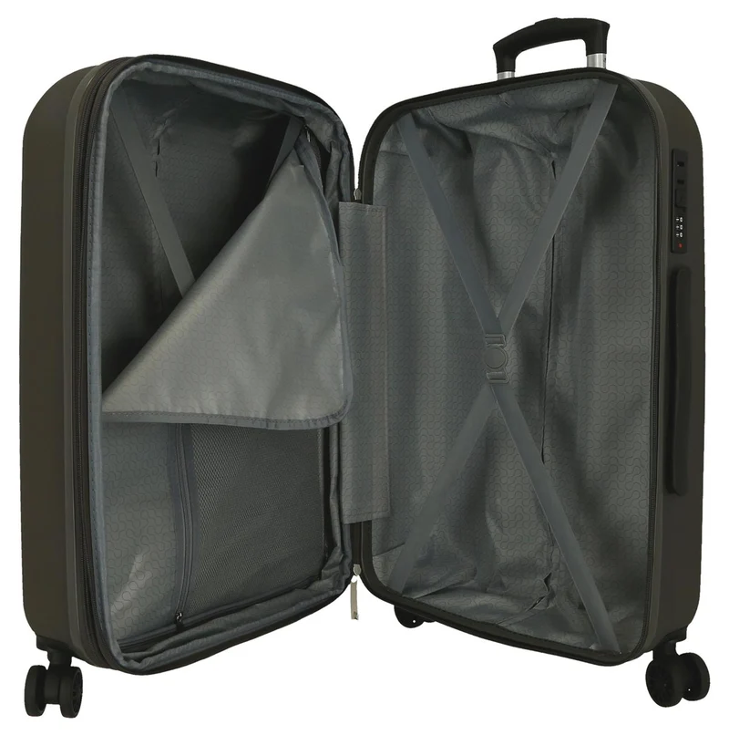 5429322 TROLLEY ABS 75CM. C/EXP. 4R. RR MENORCA ANTRACITA