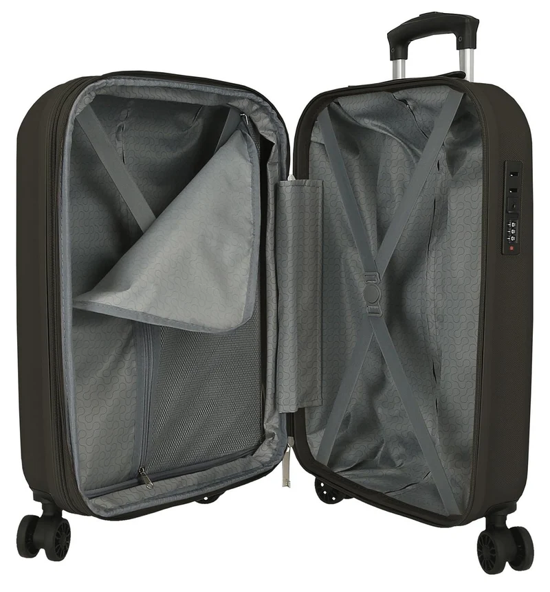 5428622 TROLLEY ABS 55CM. C/EXP. 4R. RR MENORCA ANTRACITA