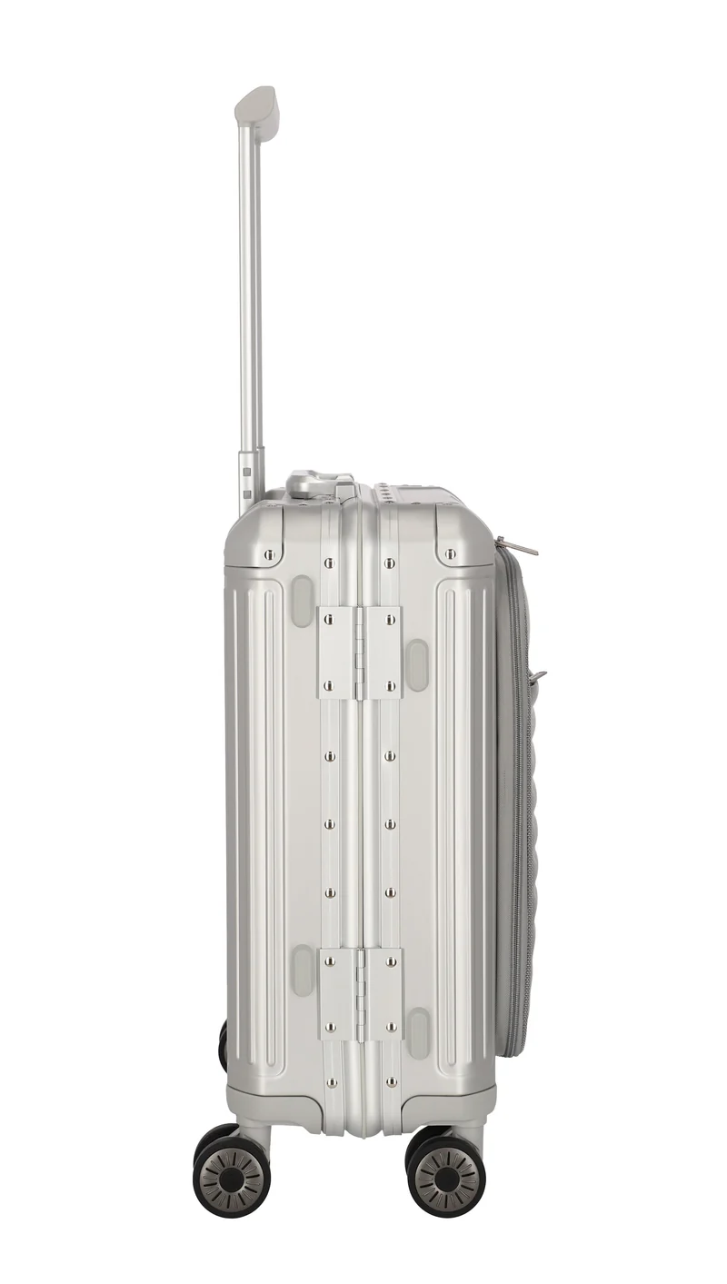 TRAVELITE – Maleta ALUMINIO NEXT 2.0 con Bolsillo para PC 15.6" – CABINA 55CM