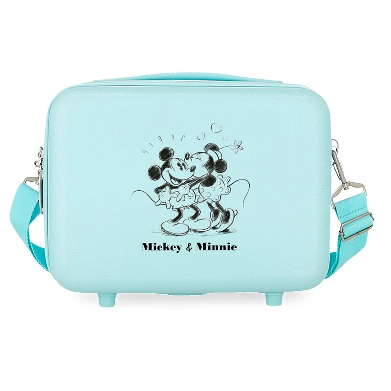 NECESER ABS DISNEY MICKEY & MINNIE KISSES ADAPTABLE TURQUESA