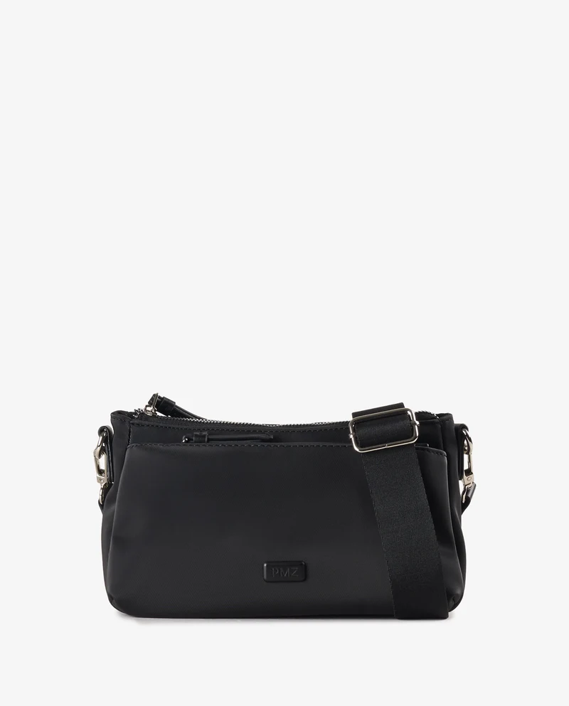 BANDOLERA ENGOMADA NEGRO