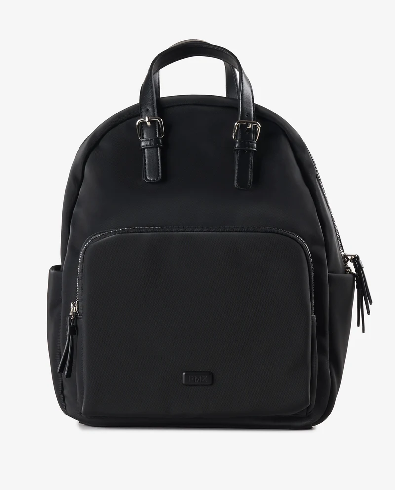 MOCHILA HEBILLAS NEGRO
