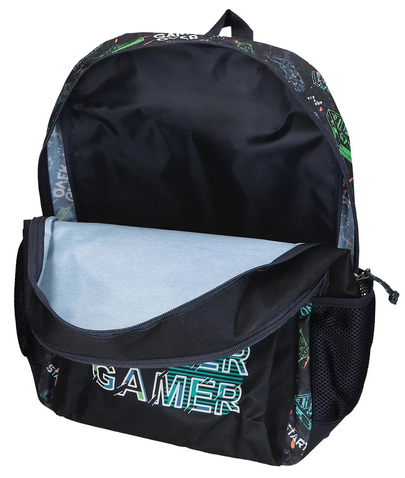 30926T1 MOCHILA ADAP. 44CM 2C. C/CARRO. MOVOM GAME OVER