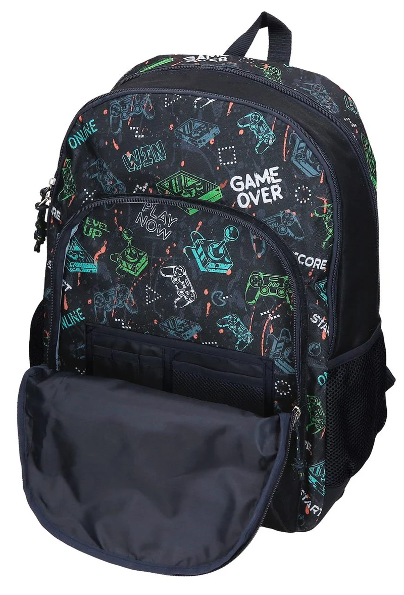 30926T1 MOCHILA ADAP. 44CM 2C. C/CARRO. MOVOM GAME OVER