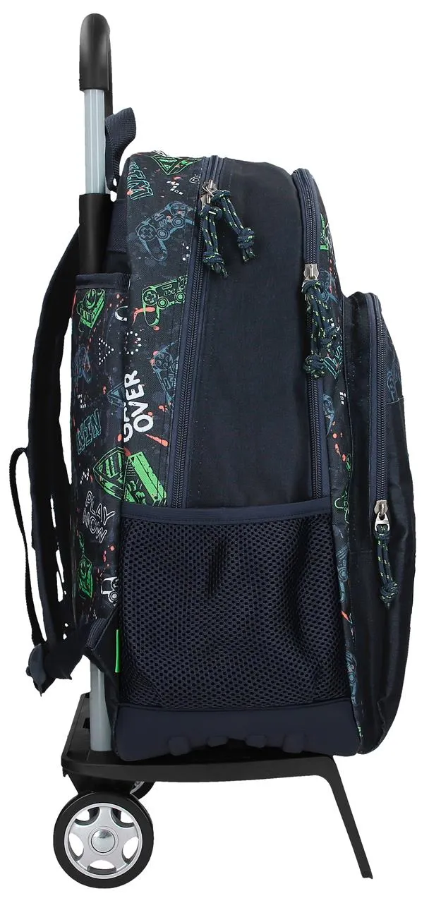 30926T1 MOCHILA ADAP. 44CM 2C. C/CARRO. MOVOM GAME OVER