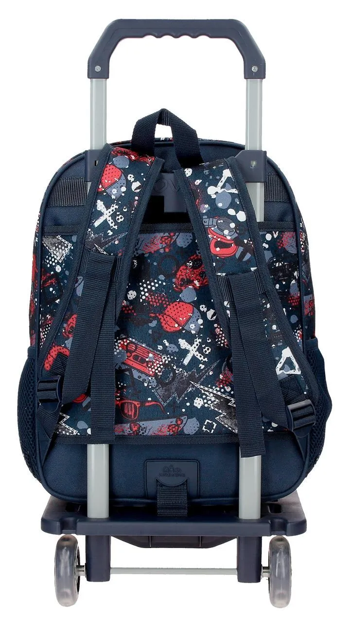 27622T1 MOCHILA ADAP. 38CM. C/CARRO. MOVOM FREE TIME
