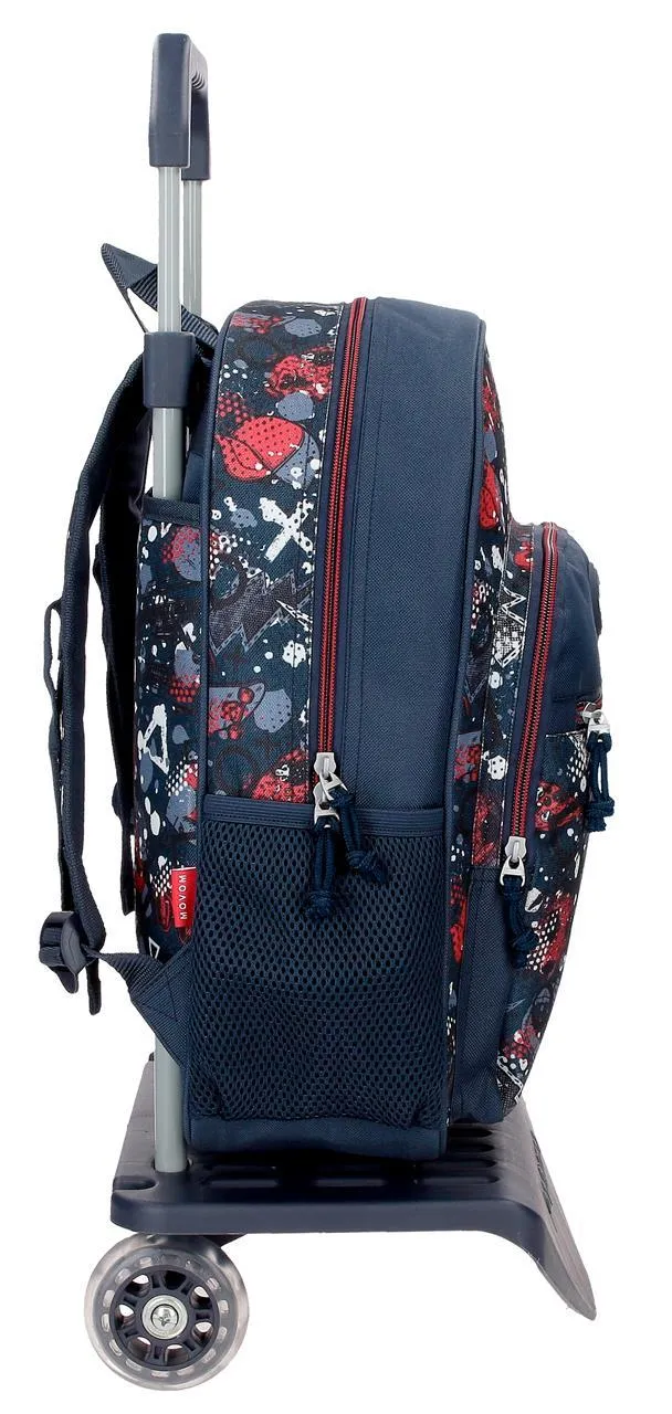 27622T1 MOCHILA ADAP. 38CM. C/CARRO. MOVOM FREE TIME