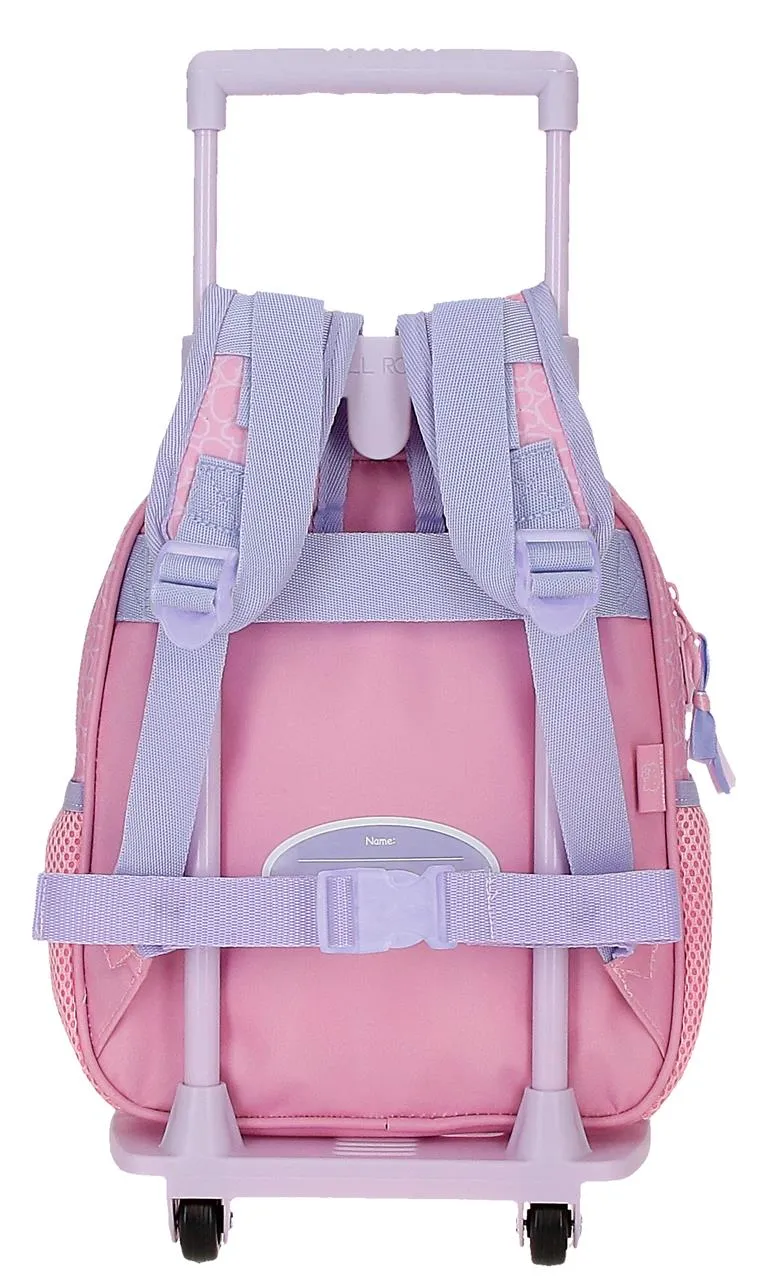 20321T1 MOCHILA ADAP. 25CM. C/CARRO. HELLO KITTY HEARTS & DO